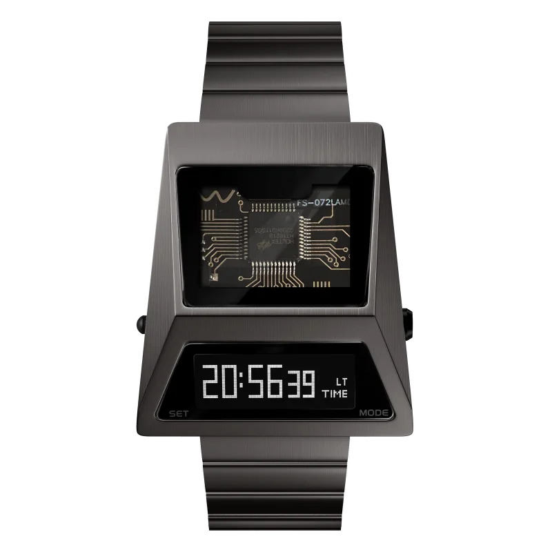Men’s Y2K Multifunction Waterproof Watch - Stylish Driver’s Wristwatch