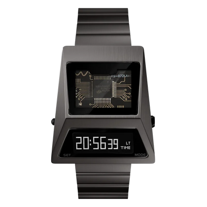 Men’s Y2K Multifunction Waterproof Watch - Stylish Driver’s Wristwatch