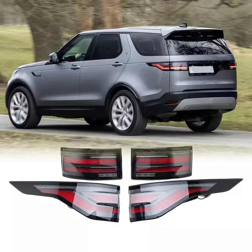 Rear Tail Light Assembly - Pair Outer & Inner Lamps for 2017-2023 Land Rover Discovery 5