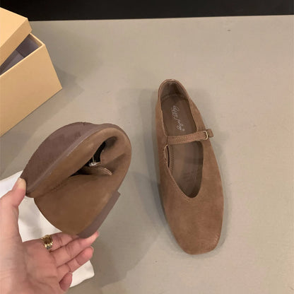 Bailamos 2024 Women's Flats – Round Toe, Slip-On Casual Ballet Shoes, Soft Leather Elegant Dress Shoes