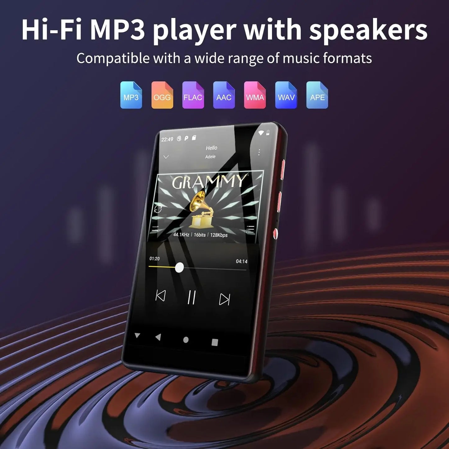 80GB Android MP3 Player — 4.0" Full Touch Screen with Bluetooth, WiFi, Built-in Speakers & Browser Support