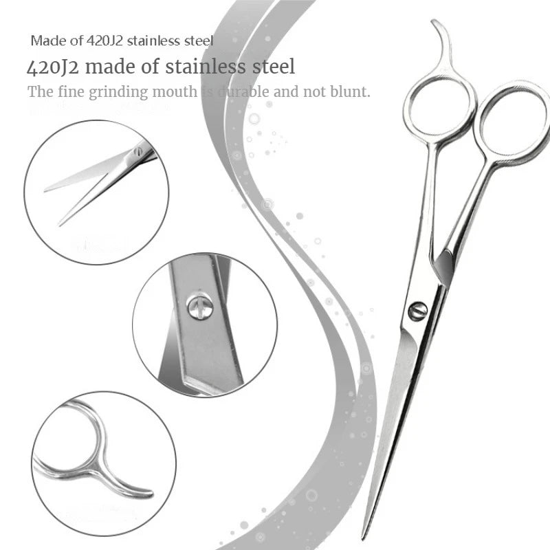 Professional Hairdressing Scissors – Stainless Steel Hair Cutting Shears for Barbers & Salon Stylists