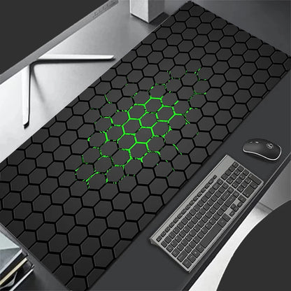 HEX Hexagon XXL Gaming Mouse Pad – Large Soft Desk Mat for Keyboard & Mouse, Office Computer Desktop Table Mouse Carpet Pad