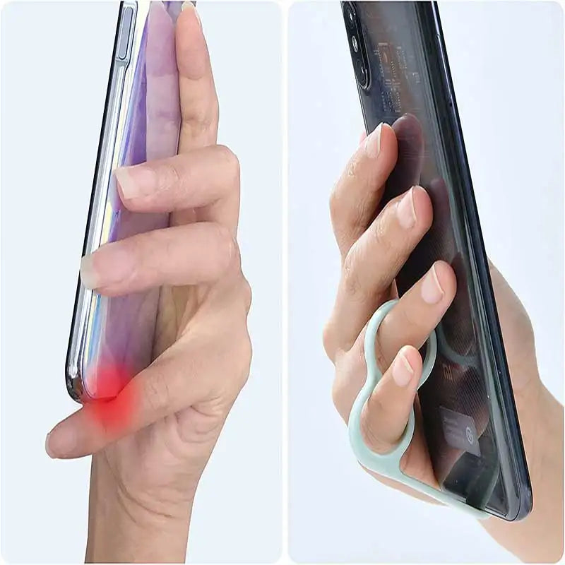 Mobile Phone Finger Ring Holder – Plastic Grip Stand for iPhone, Cellphone & Tablet Support