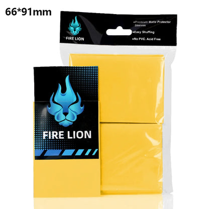 100PCS Matte Card Sleeves 66x91mm — Frosted Trading Card Protectors for MTG & TCG Game Cards