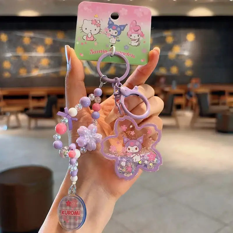 Sanrio Starlight Dance Series PVC Keychain – Hello Kitty, Cinnamoroll, My Melody & Kuromi Kawaii Doll Pendant Ornament Gift
