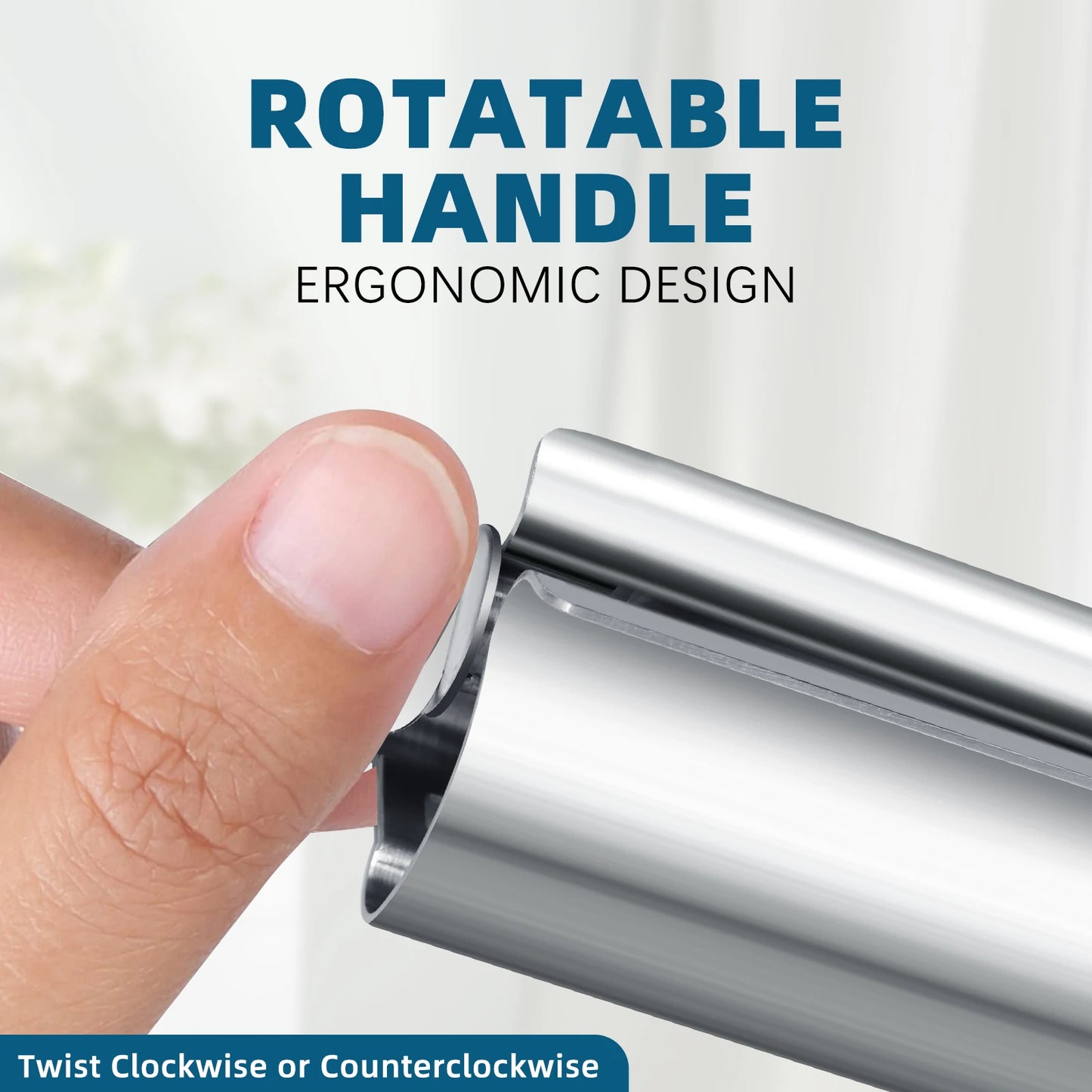 Stainless Steel Rotating Glue Squeezer & Toothpaste Storage Rack – Ointment & Nail Supplies Organizer Tool