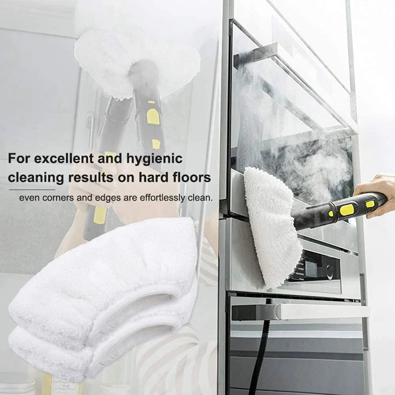 8 Pack Terry Cloth Covers for Hand Tools & Nozzles - Compatible with Karcher Steam Cleaner SC 2, SC 3, SC 4, SC 5