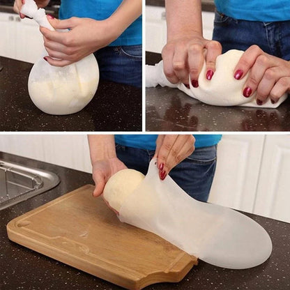 Food Grade Silicone Dough Kneading Bag: Versatile Flour Mixer for Bread, Pastry, Pizza - Silicone Mixer Bag