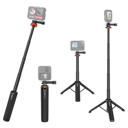 VRIG TP-08 TP-06 Tripod Stand Selfie Stick – Aluminum Alloy with 1/4 Inch Screw, Cold Shoe Mount & 360° Rotation, 1.5kg Load Capacity