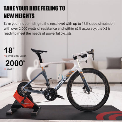 ThinkRider X2 Smart Bike Trainer - MTB & Road Bicycle, Built-in Power Meter, Home Trainer Compatible