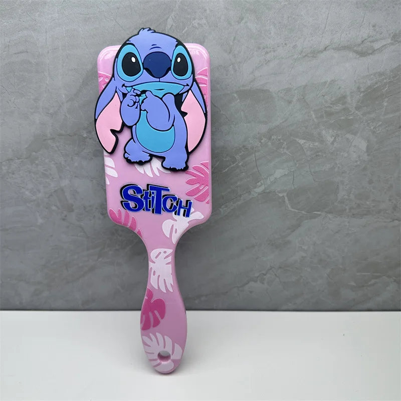 Miniso Disney Lilo & Stitch Air Cushion Massage Comb – Cartoon Stitch Hairbrush for Kids & Students