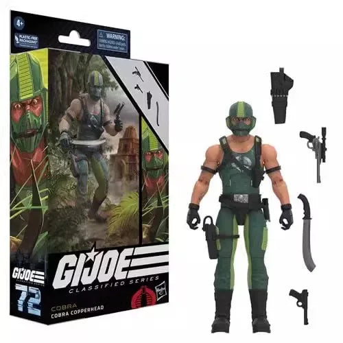 Hasbro G.I. Joe Classified Series Snake Eyes Action Figure 20cm - Anime Style Collectible Toy Gift