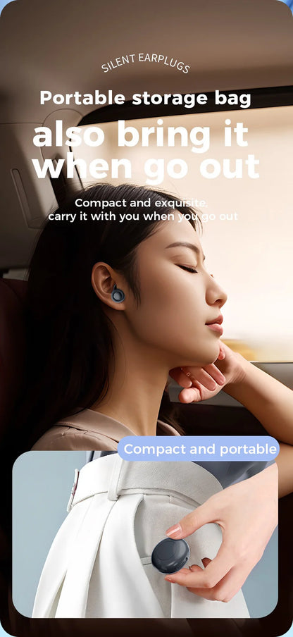 Super Soft Reusable Ear Plugs – Noise Reduction for Sleeping, Travel, Work & Concerts