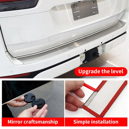 2021-2024 Toyota Land Cruiser 300 Tailgate Trim – Stainless Steel Interior Upgrade LC300 Accessories