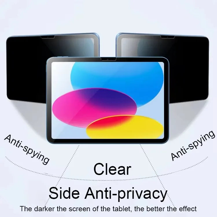 iPad & 2025 Tablet Anti-Peeping Screen Protector – 11" Air A16 M3 & 13" Full-Screen Privacy Film