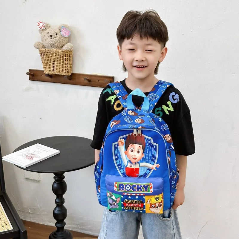 PAW Patrol Skye and Chase Backpack - Cute Anime Schoolbag for Kids - Boys and Girls Puppy Patrol Toy Gift