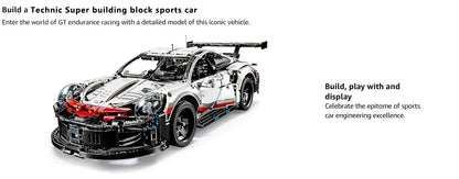 F1 W14 E Technical Performance Building Blocks – 1642PCS Super Race Car Model, Compatible with 42171, 1:8 Scale Toy for Boys Gift