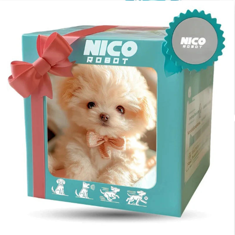 Cute Plush Robot Puppy Toy - Interactive Walking, Barking & Tail Wagging Plush for Kids (No Battery)