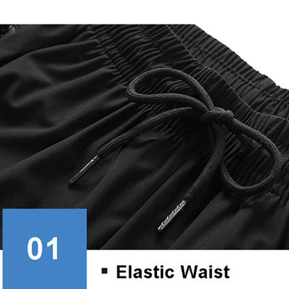 Men's Summer Beach Shorts – Quick-Drying, Breathable Elastic Fitness & Running Casual Shorts