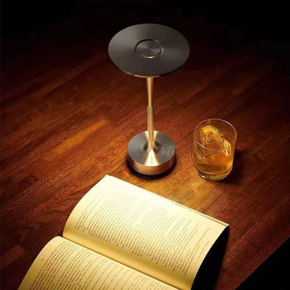 Wireless Rechargeable LED Touch Sensor Table Lamp: Desktop Night Light for Restaurant, Hotel, Bar, Bedroom - Decorative Reading Lamp