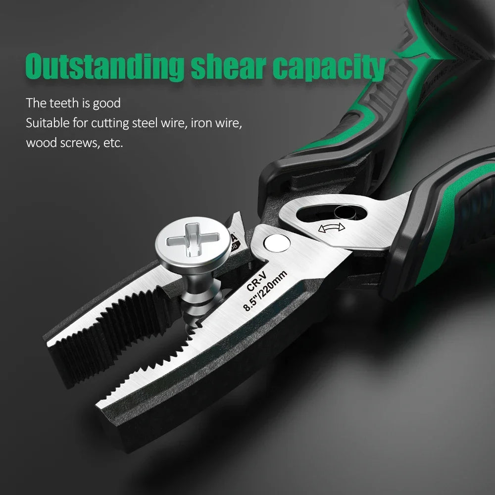 LAOA Eccentric Steel Wire Pliers - Dual-Shaft Labor-Saving Electrician & Household Hand Tool