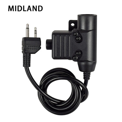 Tactical Bowman Elite II Headset – U94 PTT Communication Headphone for Kenwood & Baofeng UV-5R Radio Accessory