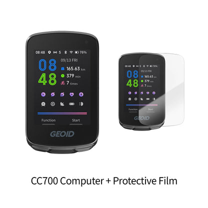 GEOID CC700/PRO Bike Computer - Wireless Color Screen Cycling Speedometer with ANT+, WiFi, IPX7 Waterproof & Odometer