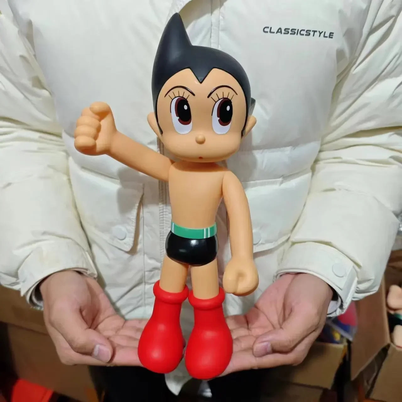 40CM AstroBoy Mighty Atom PVC Action Figure – Movable Anime Statue Collectible Toy, Holiday Gift