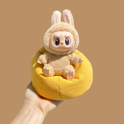 Labubu V2 & V3 Doll Accessories – 17CM Kawaii Mini Sofa Bed Clothes for Birthday Gifts