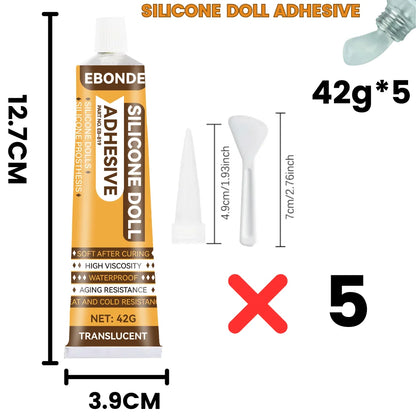 Strong Adhesive Glue - Multi-Surface Repair Glue for Silicone, Plastic, Metal, Glass, Dolls, Prosthetics, and Toys