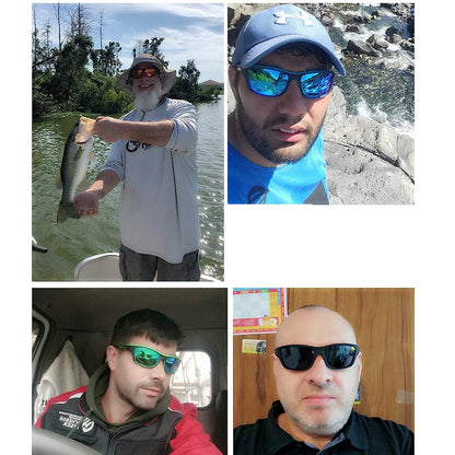 Polarized Fishing & Driving Sunglasses – UV400 Protection Eyewear for Men & Women, Classic Hiking & Outdoor Sun Glasses for Sports Use