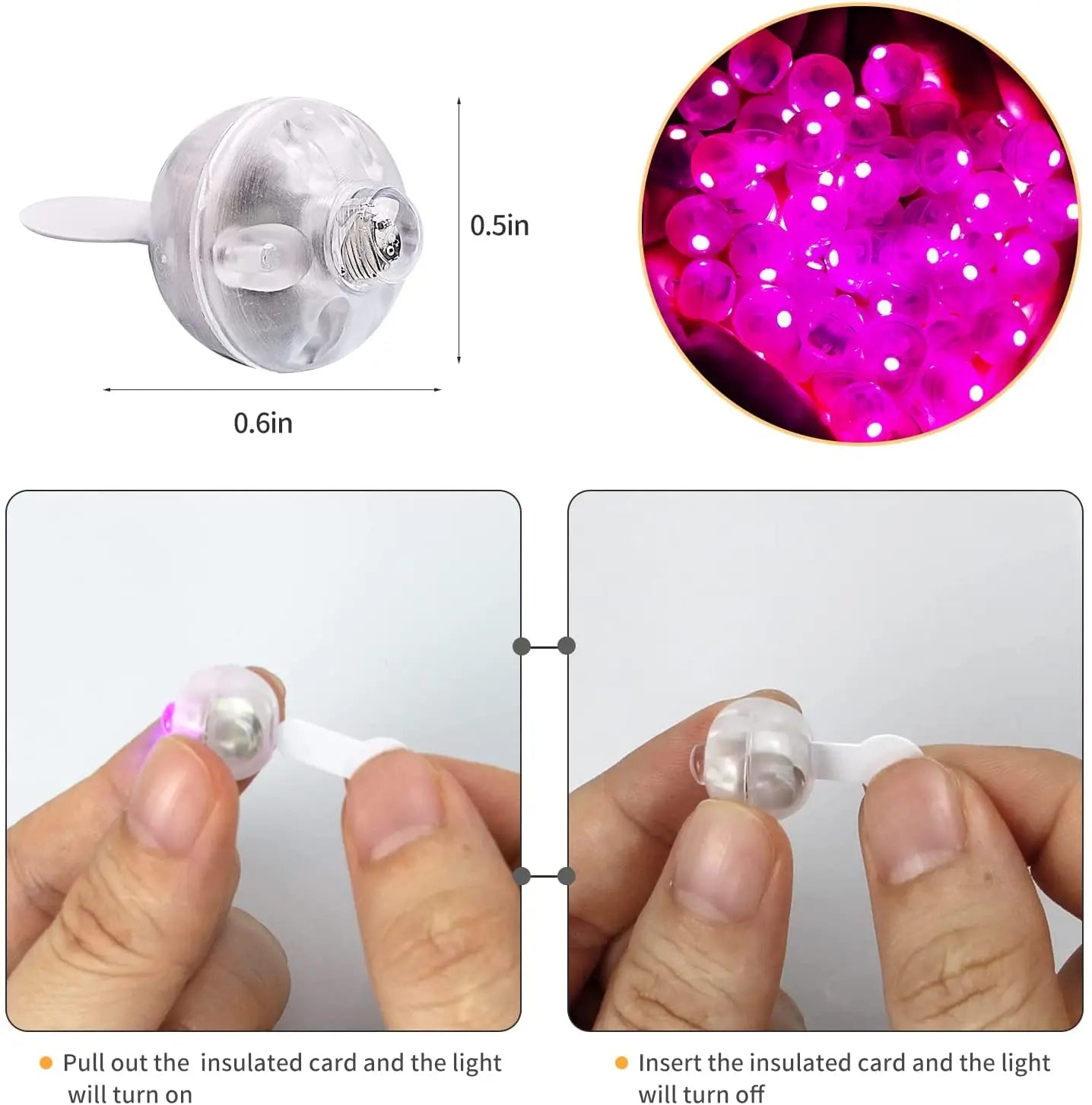 LED Balloon Light - Mini Round LED Ball Lamp for Bar, Lantern, Christmas, Wedding, Birthday, and Party Decorations