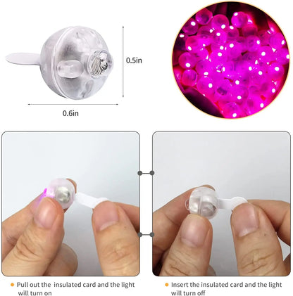 LED Balloon Light - Mini Round LED Ball Lamp for Bar, Lantern, Christmas, Wedding, Birthday, and Party Decorations