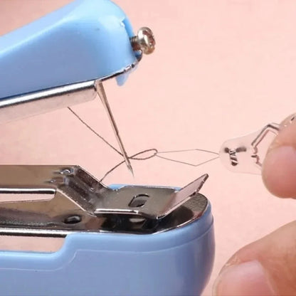 Portable Mini Manual Sewing Machine & Travel Sewing Kit - Handy Needlework Tool for Fabric & Clothes