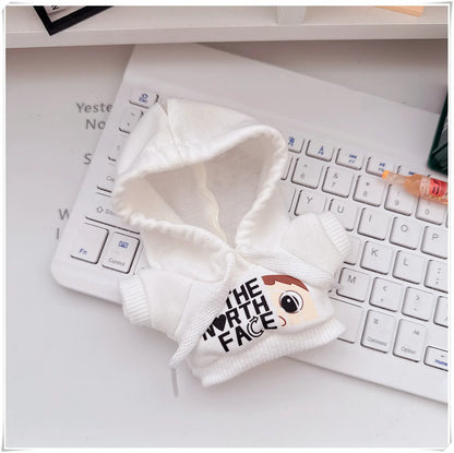 15/17cm Labubu V1 V2 Doll Clothing Set – Fashion Hoodie & Pants, Korean Idol Style DIY Accessories Toy Gift