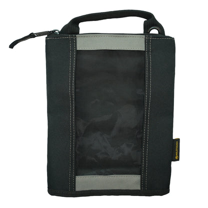MELOTOUGH Canvas Tool Pouch | 2-Pack Zipper Bags with Mesh Window & Hanging Grommets