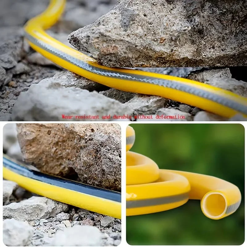 Heavy-Duty Rubber Garden Hose 5/10/20M – Leak-Proof, Wear & Scratch Resistant All-Season Water Hose for Home, Balcony & Car Washing