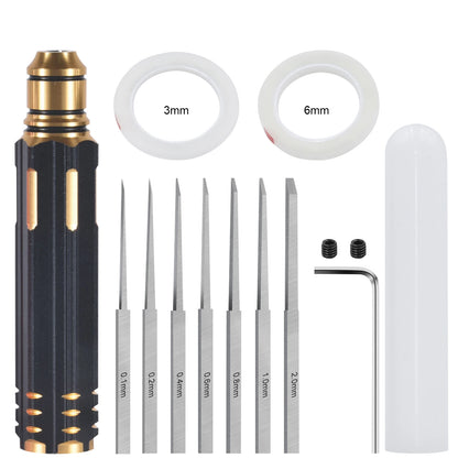 Wear-Resistant Model Carving Scriber Tool Set – Precision Engraving, Cutting & Resin Line Scribing Knife