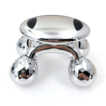 4D Solar Microcurrent Roller Massager — Face Lifting, Tightening & Body Slimming Anti-Cellulite Beauty Device