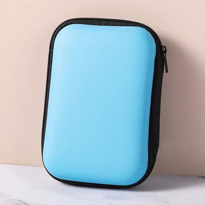 Sundries Travel Storage Bag – Zipper Case for Earphones, Portable Cable Organizer, Electronics Charging Storage