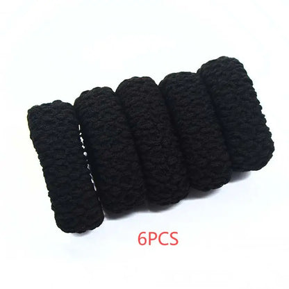 6pcs Fashion Ponytail Holders - Thick Elastic Hair Bands for Women & Girls Hair Accessories