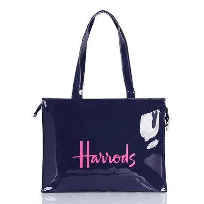 Simple Stylish PVC Reusable Shopping Bag – Luxury Eco-Friendly Waterproof Tote for Summer Beach