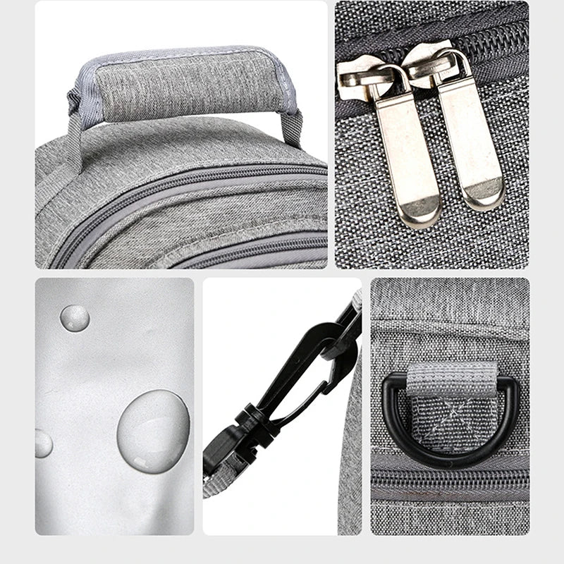 Folding Large-Capacity Breast Milk Storage Backpack – Portable Crib Bed, Mommy Outing Bag with Insulation for Baby