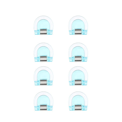 8PCS Invisible Pant Hem Clips - Non-Slip Leg Shortening Clips for Clothing Adjustment & Quick Fixing