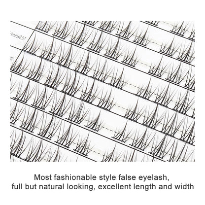 Individual Lash Extensions Kit – DIY Cluster Eyelash Book, False Lashes for Home Makeup