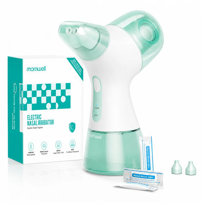 Nasal Irrigation System – Sinus Rinse Machine with Water and Waste Collection Tanks for Nasal Cleansing