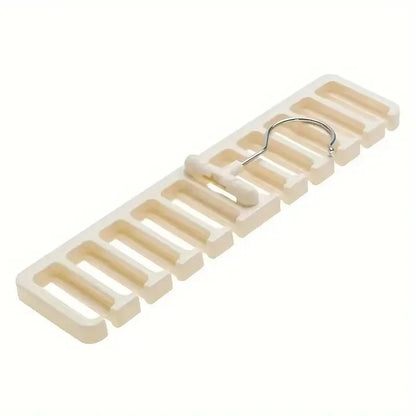 Rotating Tie & Belt Hanger — Multifunctional Scarf Organizer for Home Closet Storage Rack