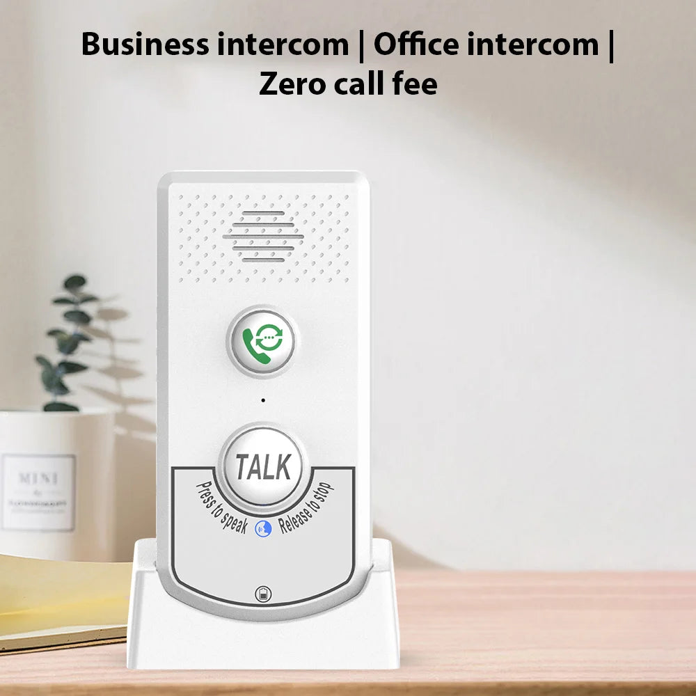 2-Pack H8-2T Wireless Intercoms — Long-Distance Portable Home Voice Intercom for Elderly Communication