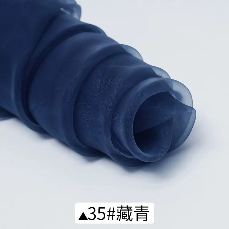 Sheer Organza Fabric Roll - Wedding Party Decoration Material for Romantic Events & Birthday Decor